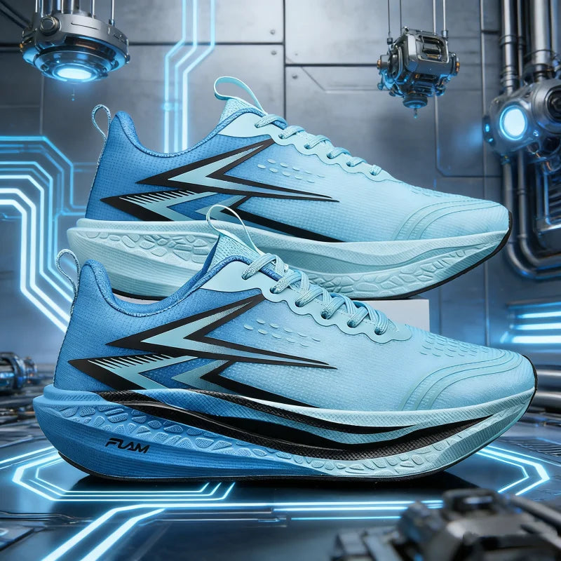 New Running Shoes Carbon Board Speciality Marathon Men Sports Breathable Lightweight Women Comfortable Athletic Nonskid Sneakers