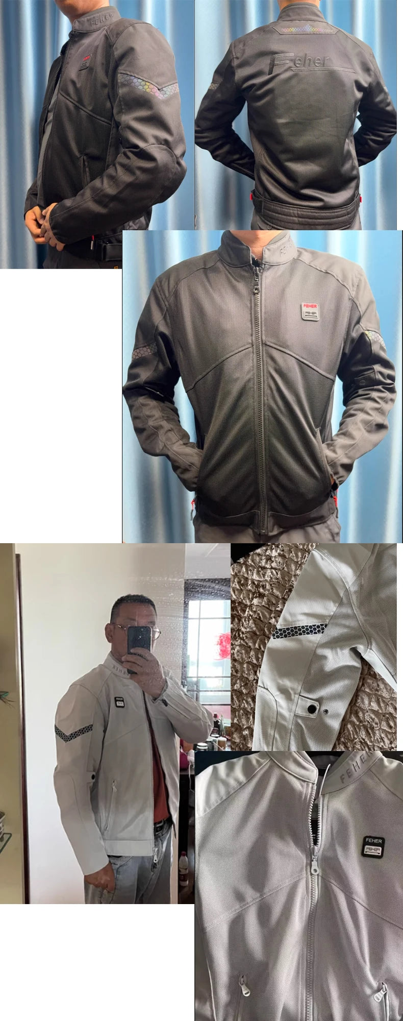 Men's Motorcycle Jacket Summer Clothing Anti-Collision Motorcycles Pants Motocross Off-road CE Protection Motocross Rider Coat