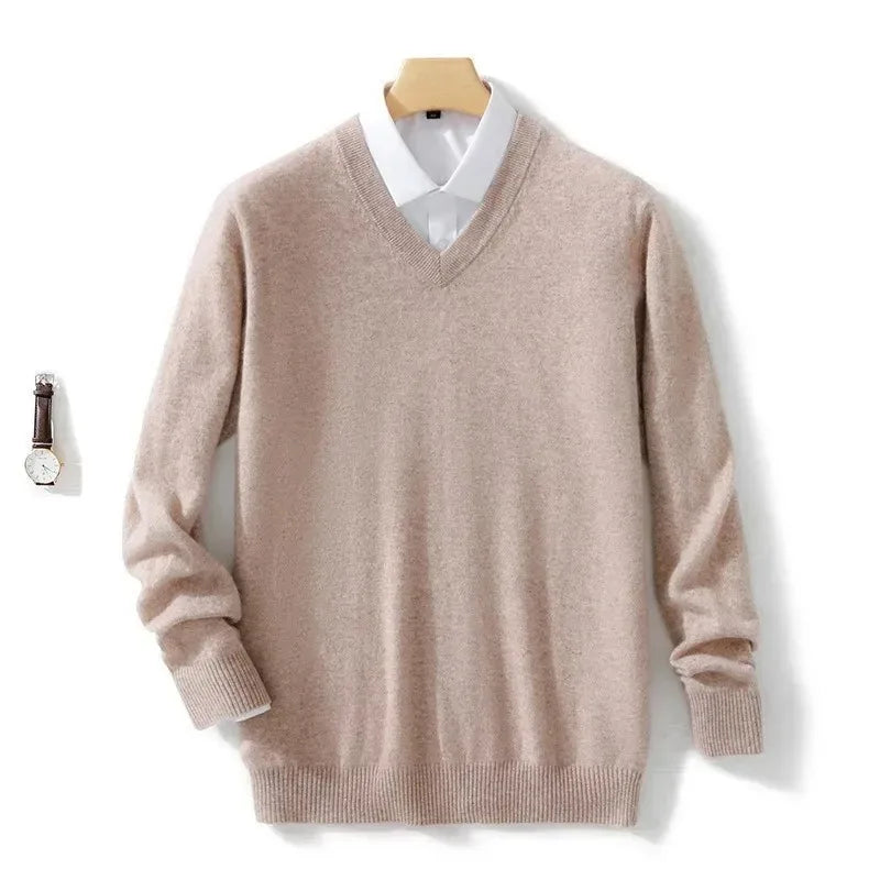 Cashmere Cashmere Sweater Men 2025 Autumn Winter Jersey Jumper Robe Hombre Pull Homme Hiver Pullover Men O-neck Knitted Sweaters