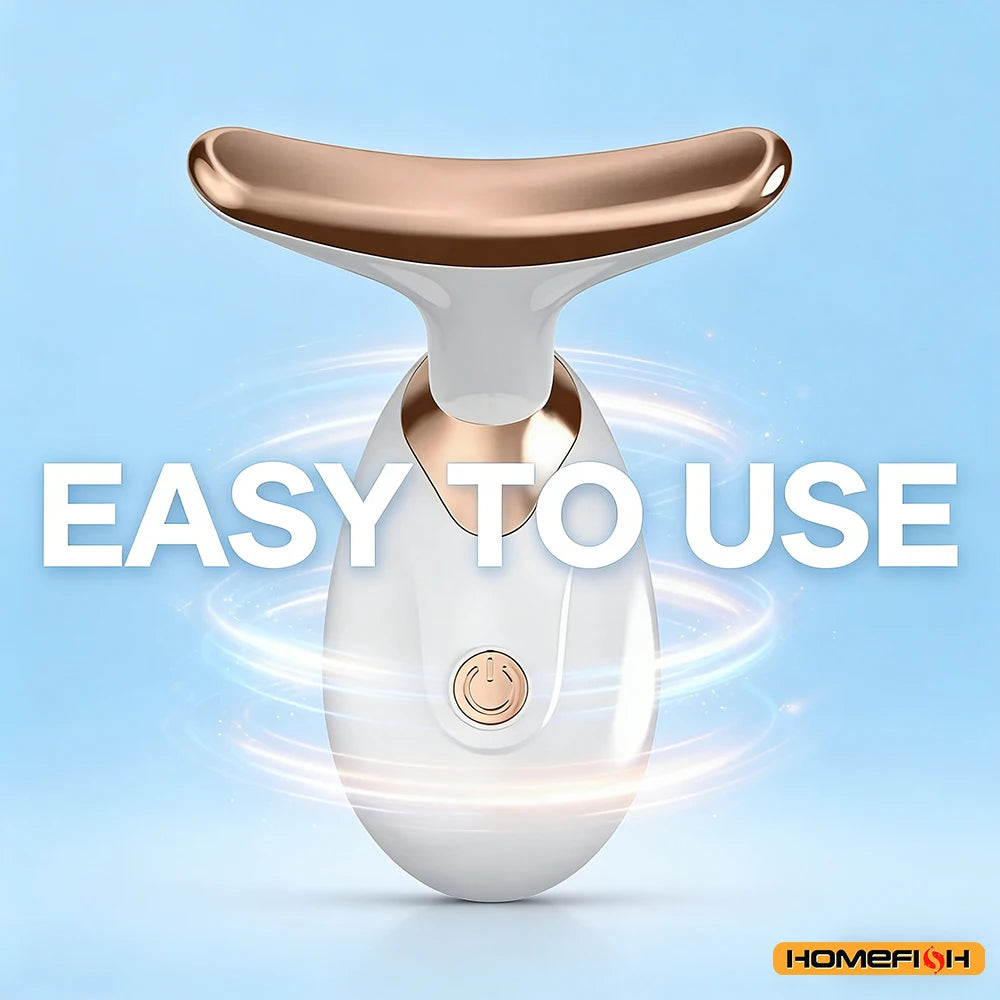 Micro-Current EMS Face Lifting Massager, Portable with Ions Boost for Instant Firming, Wrinkle Smoothing & Jawline Sculpting