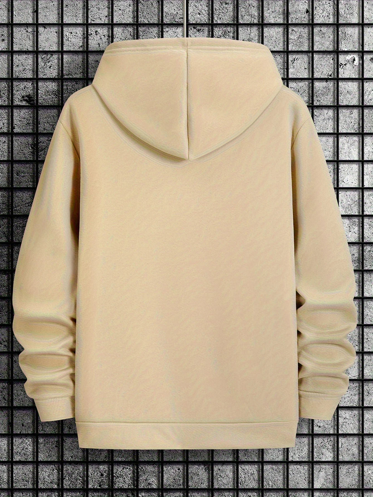 Men's New York Printed Casual Sweater Fashion Drawstring Hoodie Autumn and Winter Top Comfortable Versatile Long Sleeve Hooded Sweater (Niuwang Selection}
