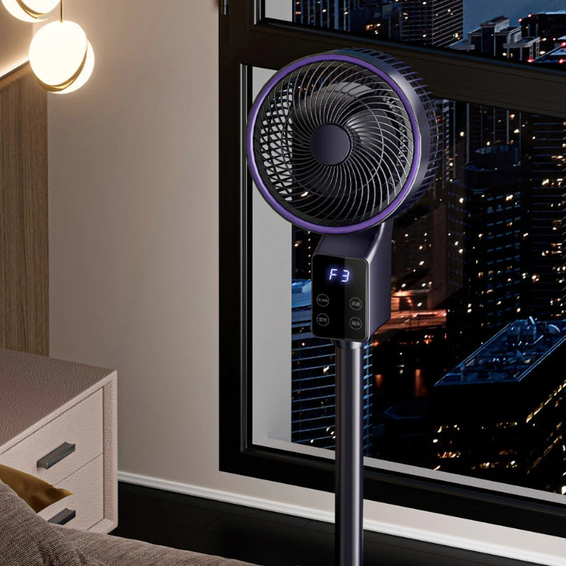 Air Circulator Fan with Aroma Diffuser,Long-Distance Oscillating Floor Fan for Home/Dorm,Energy-Saving 3-Speed Quiet Desk Fan