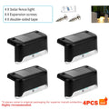22/24LED Solar LED Triangle Step Light Waterproof Solar Stair Foot Lamp Outdoor Garden Pathway Balcony Courtyard Landscape