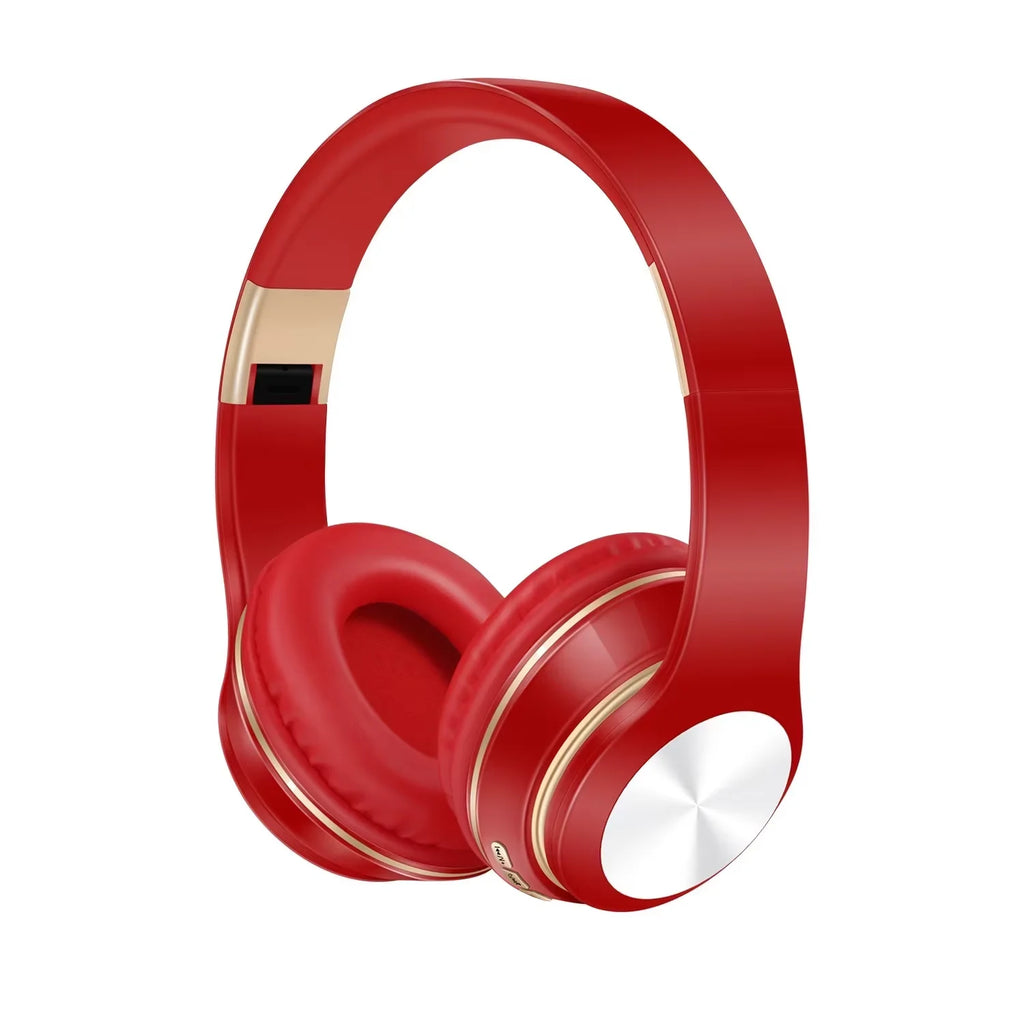 Wireless Bluetooth Headphones Noise Cancellation Headset Foldable Sport Earphone Game Headset with Microphone HI-FI Stereo Sound