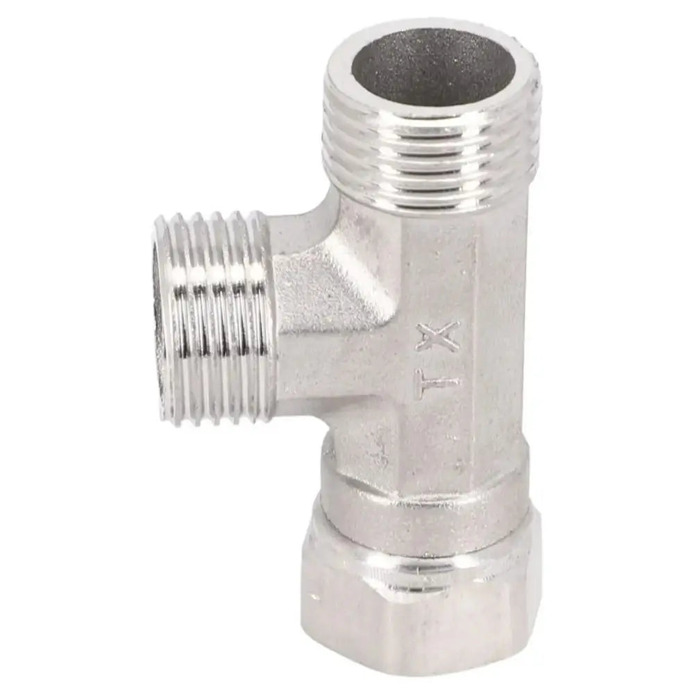 Fitting Stainless Steel 3 Ways Valve Shower Faucet Water Splitter T Adapter Converter Spray Nozzle Shower Valve Bathroom