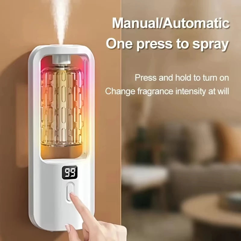 Intelligent Aromatherapy Machine Diffuse Long Lasting Spray Air Freshener Toilet Deodorizer Household Bedroom Automatic Sprayer