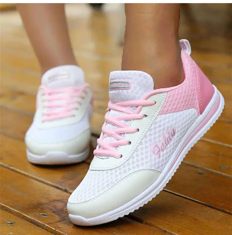 Sneakers Shoes Woman Fashion Lace Up Female Sneakers Breathable Women's Sports Shoes Comfortable Footwear Women's Shoes Sale