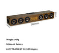 Home Theater Wireless Bluetooth Speaker TV Soundbar For TV Computers with Clock Alarm TF Fm Radio Sound System Caixa De Som
