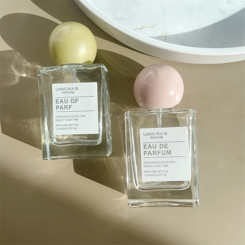 100/50/30ML Perfume Bottles Square Glass Portable Spray Bottle Large Capacity Replacement Empty Wholesale Refillable Containers