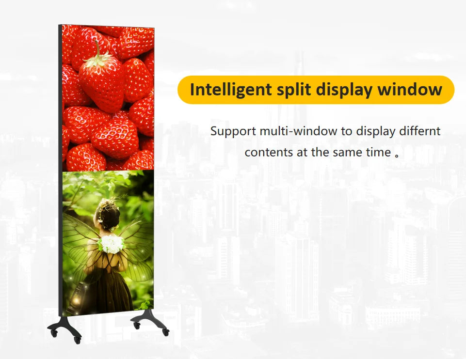 Mds Intelligent Double-Sided Screen LED Display Seamless Splicing Cluster Management with Split Display Window