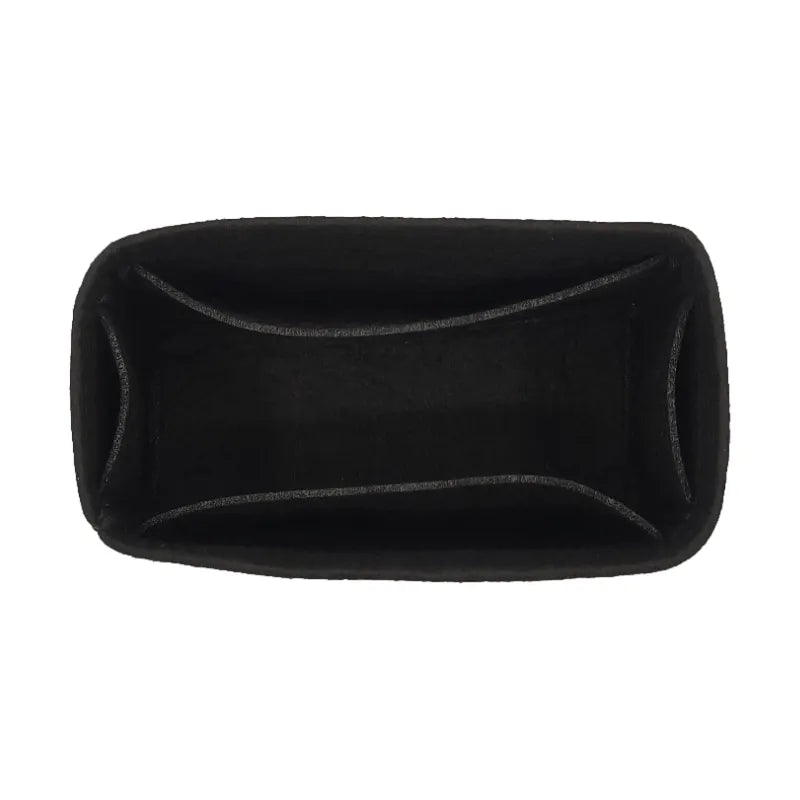 Felt Insert Bag Organizer for CC VANITY With Chain Luxury Womens Makeup Box Comestic Inner Storage Bags Handbag Base Shaper