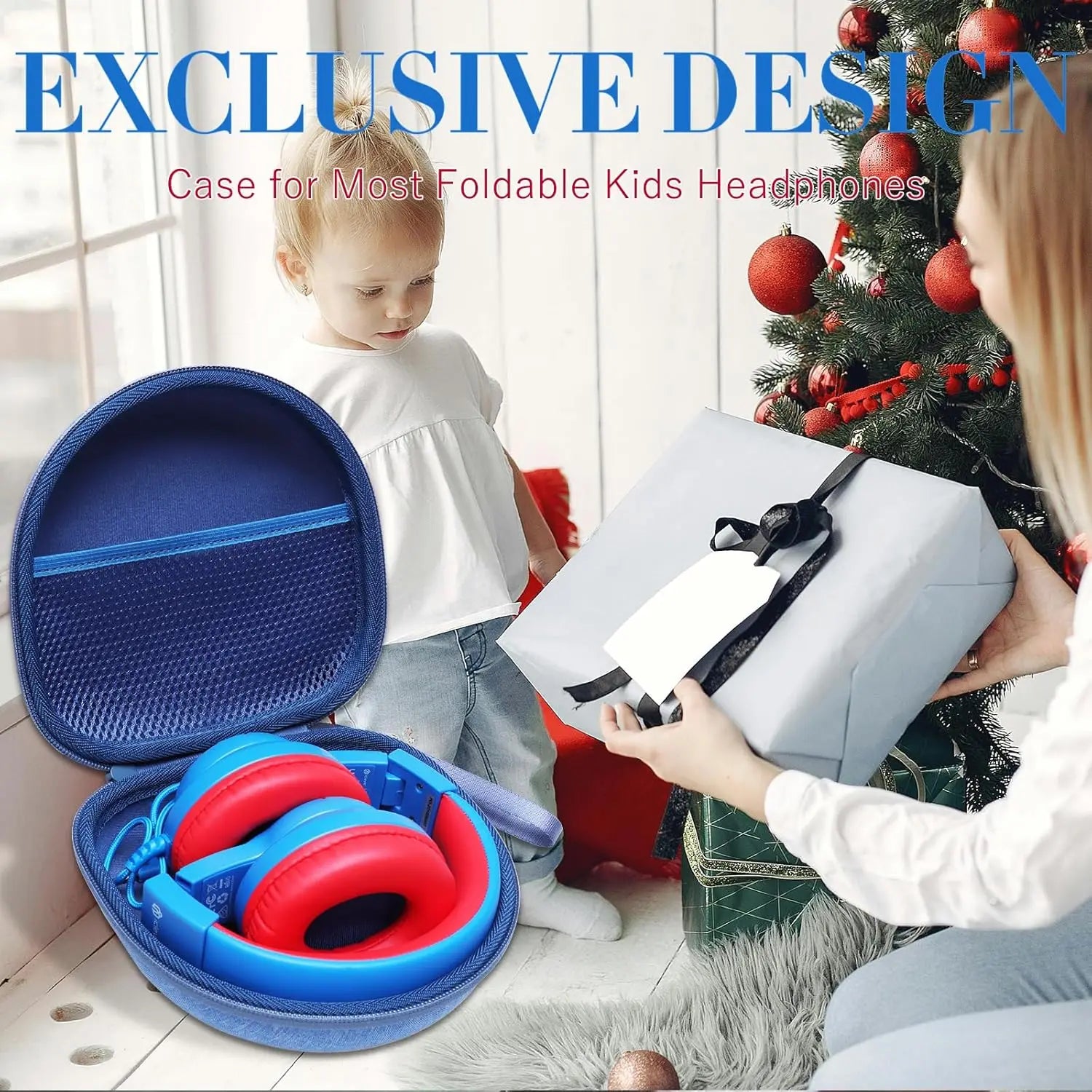 Headphone Headset Case for Beats JBL JLab TOZO BERIBES Picun KVIDIO Noise Cancelling Over-Ear Foldable Headphones Bag （only box）
