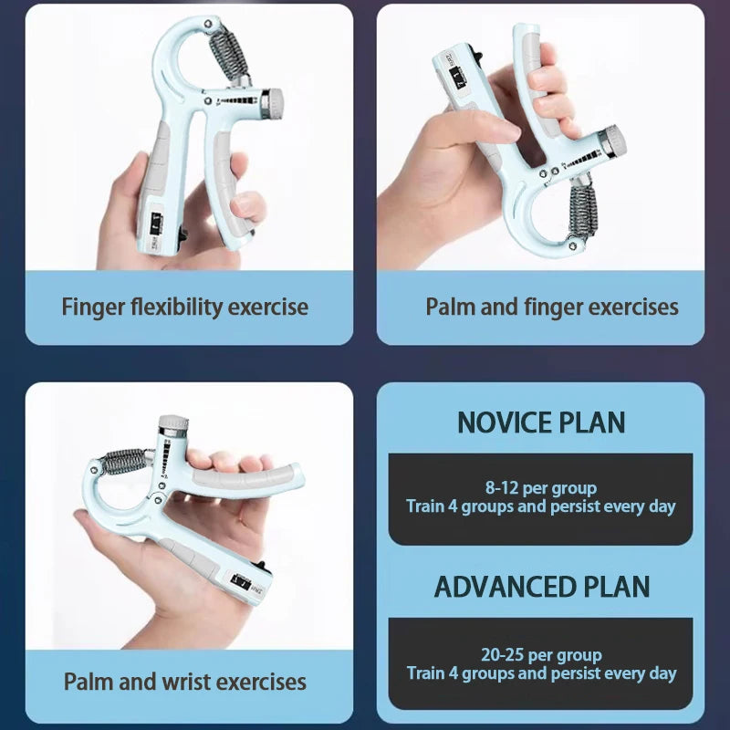 Hand Grips Strengthener Men and Women Arm Spring Finger Massager Expander Hand Exercise Gym Fitness Training Wrist Gripper