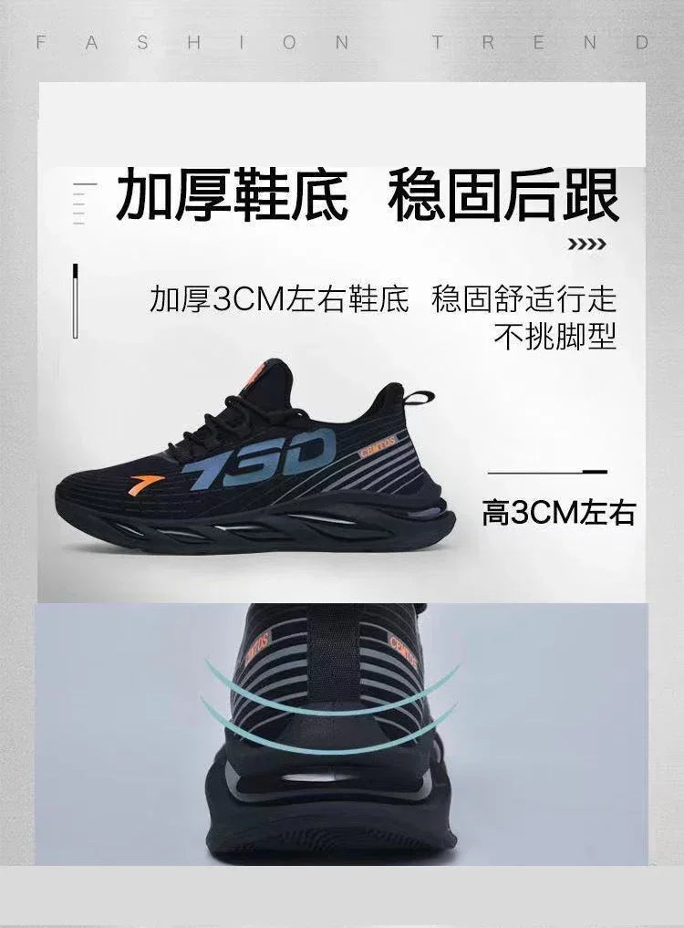 Autumn Lightweight Anti-odor Men's Shoes Breathable Mesh Sneakers Comfortable Fashionable Versatile Shoes Men's Casual Shoes
