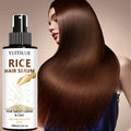YUITIKUE Rice Water Hair Serum Spray - Nourishes, Strengthens & Adds Shine for Soft, Non-Flat Hair