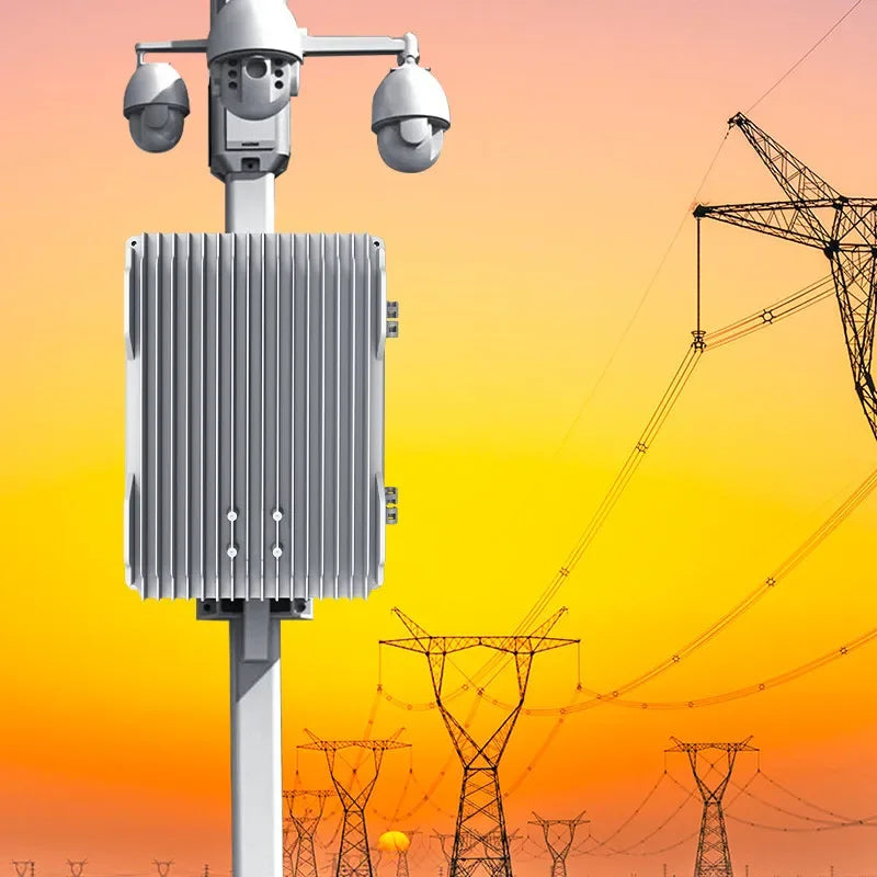 Telecom Box Sturdy Extruded Aluminum Case With IP67 Rating for Anti-Drone Systems - Outdoor, Solid