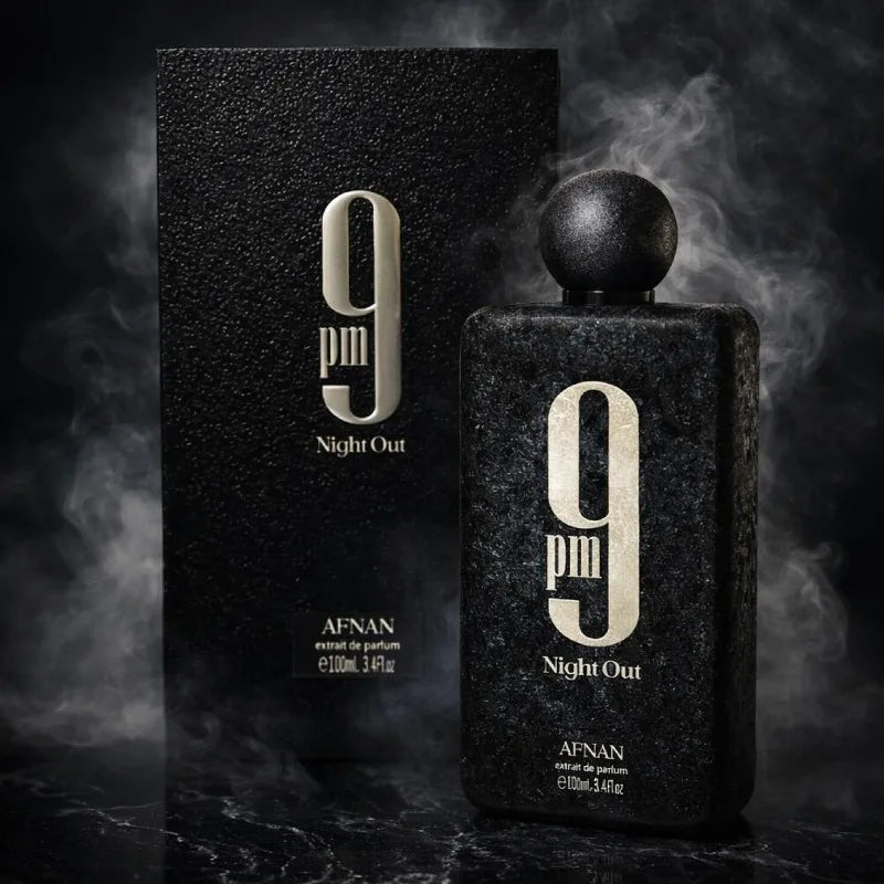 Luxury 9PM Night Out Perfume 100ml AFNAN Parfum Long Lasting Fruity Woody Sweet Fresh Masculine Smooth Rich Attractive Scent
