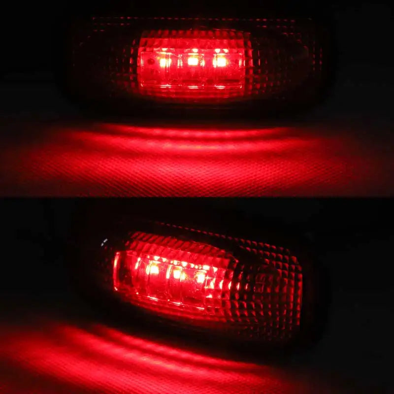 3led Truck Side Marker Light Adhesive Tape Turn Signal Lamp Rear Light Warning Stop Lamp Car Truck Trailer Tractor Lorry 12V 24V