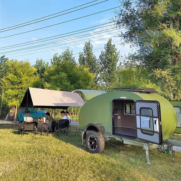 Camp Trailer off Road caravan Car Campers and Rvs Camping Travel Trailer