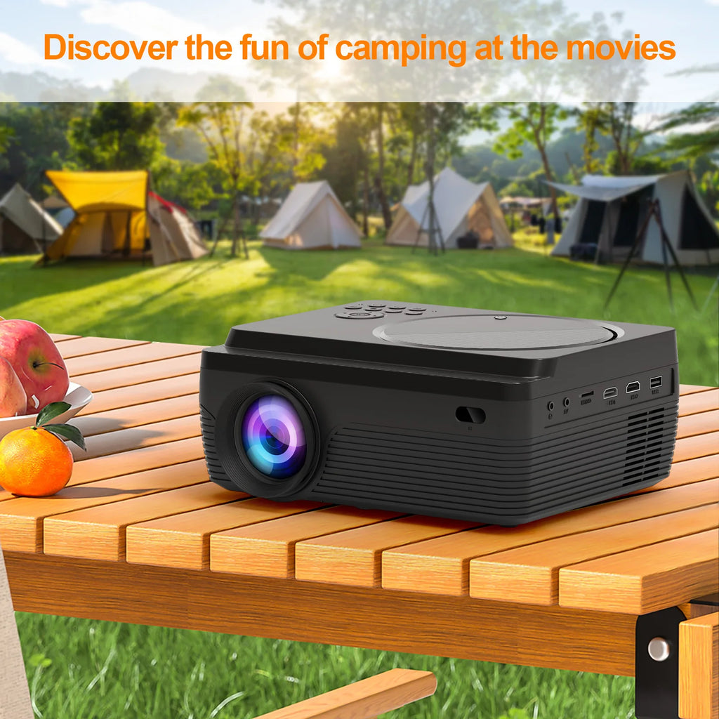 2026 H96 MAX W11 DVD Projector 1920X1080P LED Android 9.0 4K 2G 16G RK3228A 260ANSI Dual WIFI BT4.1 Outdoor Portable Home Cinema