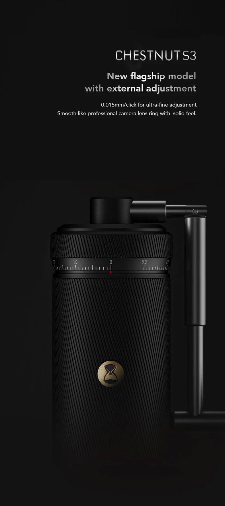 TIMEMORE CHESTNUT S3 Manual Coffee Grinder Protable External Adjustable Coffee Machine Hand Espresso Coffee Mill