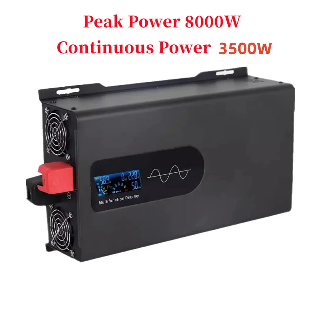 12KW Pure Sine Wave Inverter 12V 24V 48V 72V 96V To AC 220V 110V 10000W 12000W Solar Power Inverter 50HZ 60HZ Voltage Converter