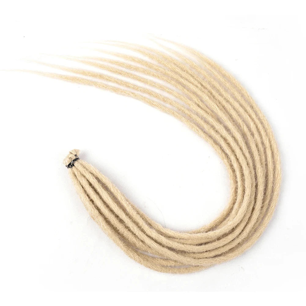 Synthetic Dreadlock Extensions 10 Root/Pack Hippie Single Ended Dreads Ombre Loc Extensions 24 Inch Reggae Style Crochet Hair