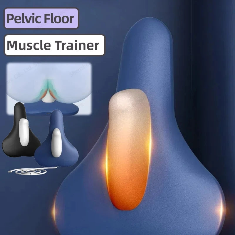 Electric Pelvic Floor Muscle Trainer Kegel Exerciser Massage Cushion Ergonomic USB Rechargeable Hip Strengthener Exercise Tool