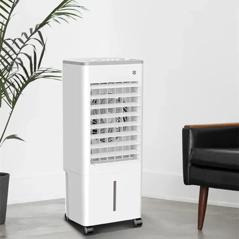 Small Air Conditioning Fan: Air Cooler. Single Cooler Fan. Mobile Air Conditioning Fan. Ventilateur Portable.