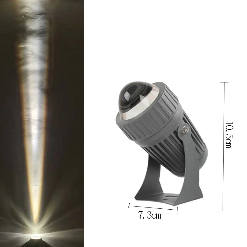 Outdoor LED Garden Wall Spotlights 20W RGB Landscape Lighting AC220V 110V 12V Red Green Blue IP65 Waterproof Single Beam Light