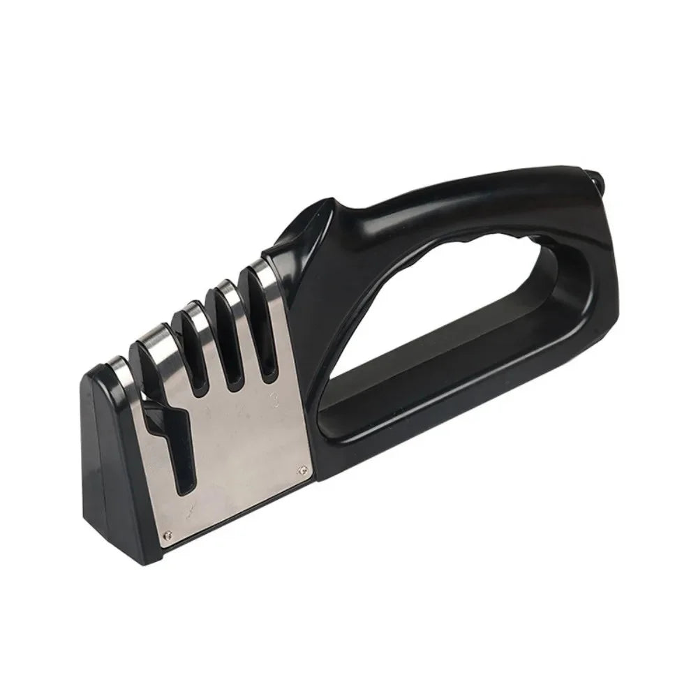 4 Segment Knife Sharpener Kitchen Multifunctional Non-slip Base Knife Sharpener Portable Household Kitchen Gadgets Accessories