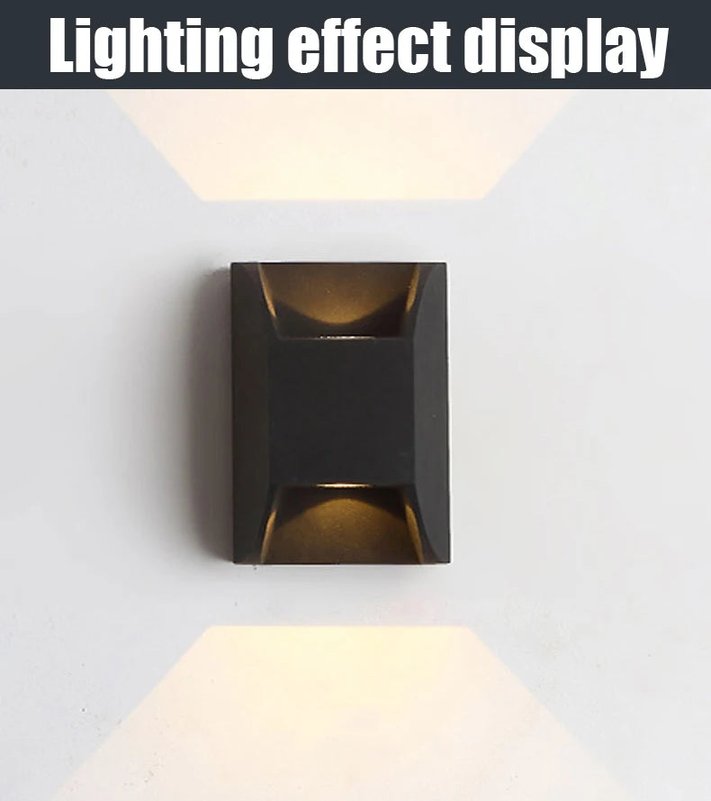 Outdoor wall lamp waterproof LED garden light door exterior lighting fixtures terrace balcony garden Luminaria