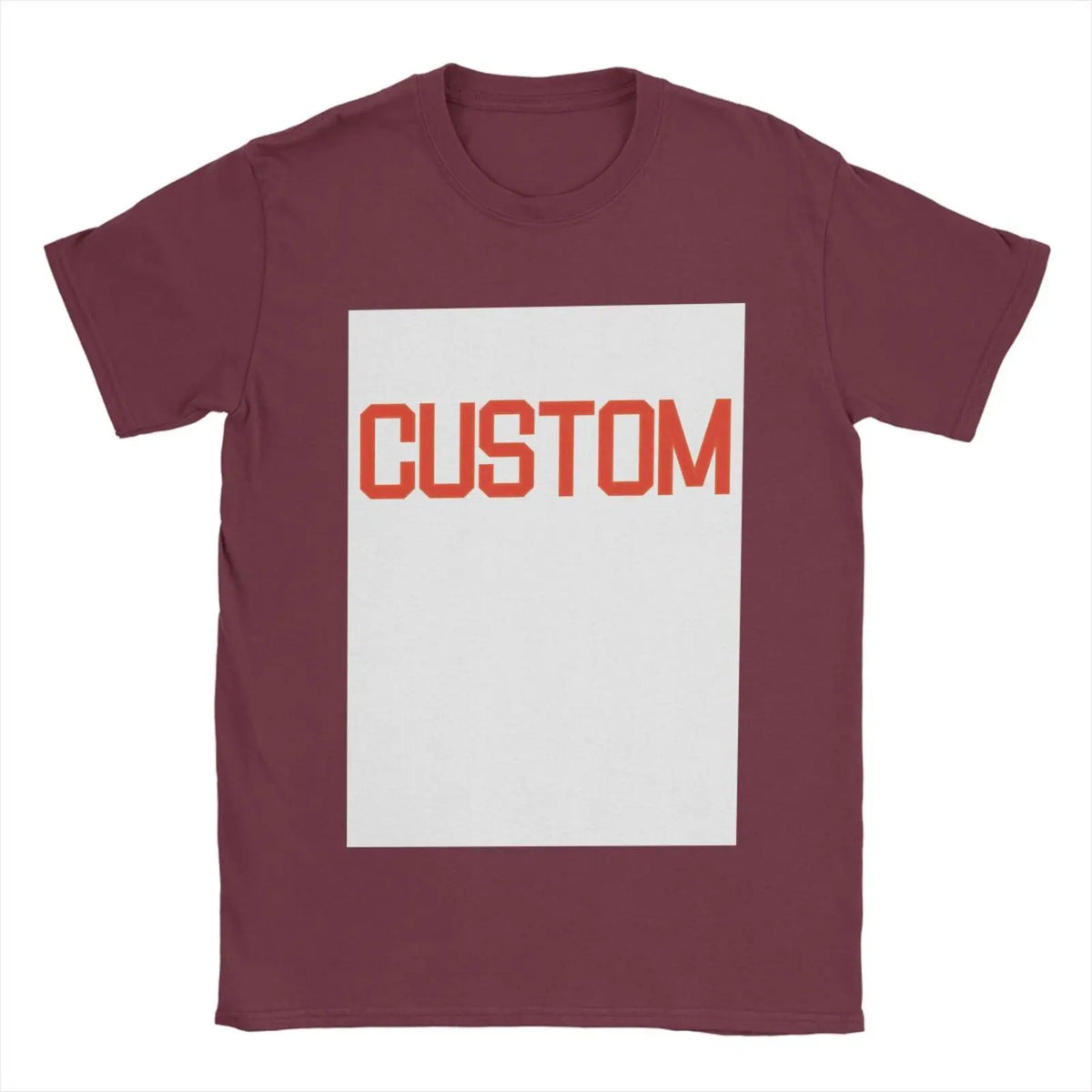 Premium Customized T Shirt Logo Picture Printing 100% Cotton Custom Brand T-Shirt Short Sleeved Print Your Own Design O Neck Tee