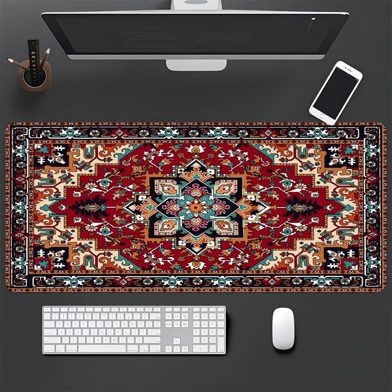 Oversized Persian carpet style multi-model gaming mouse pad PC Player Rubber keyboard office accessories cushion carpet mat rug