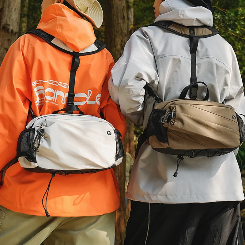 New Unisex Backpack Summer Outdoor Travel Waist Bag Multifunctional Lightweight Sports Cycling Chest Bag for Men and Women