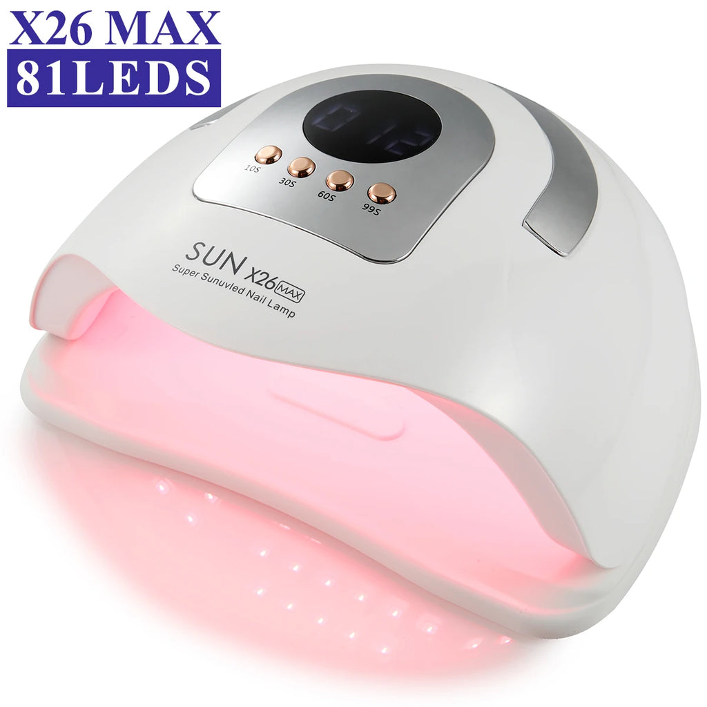 Professional Nail Dryer 81LEDs Nail Curing Lamps For Home Salon UV LED Nail Lamp For All Gel Polish Nail Equipment Manicure Tool