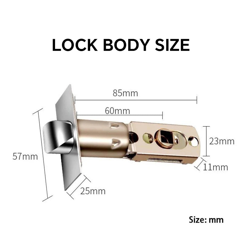 ICCSSI Tuya Electronic Digital Lock Smart Fingerprint Lock IC Card/Password/Fingerprint/key/APP Unlock for Apartment B208APRO