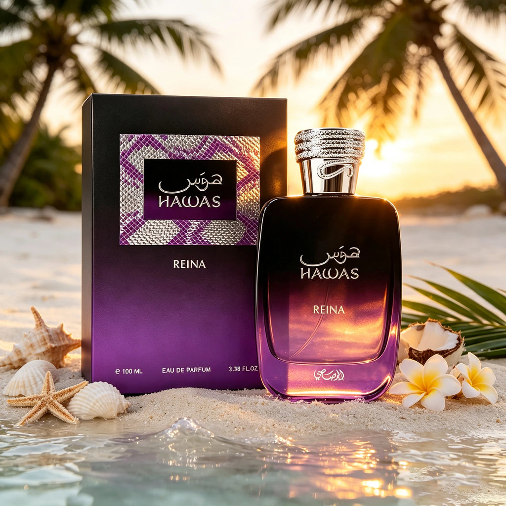 Rasasi HAWAS REINA Women's Perfume 100ml, Lasting Sweet Fruity Floral Fragrance, Luxury Women's Perfume Daily Party Gift Cologne
