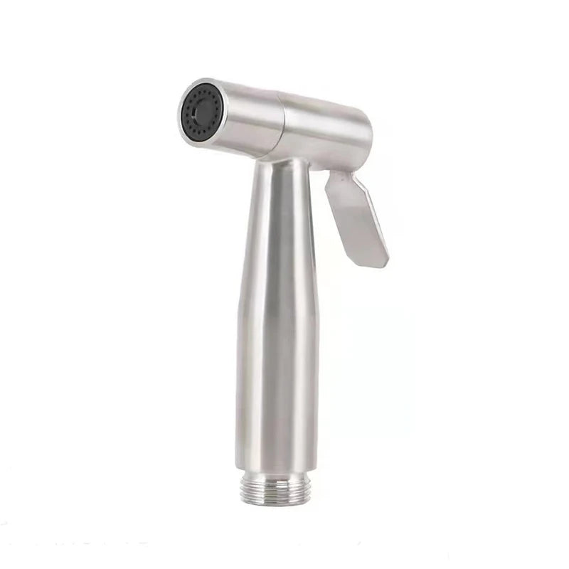 Black Toilet Bidet Faucet Handheld Sprayer Stainless Steel Bathroom Hand Bidet Sprayer Set Hose Toilet Self Cleaning Shower Head