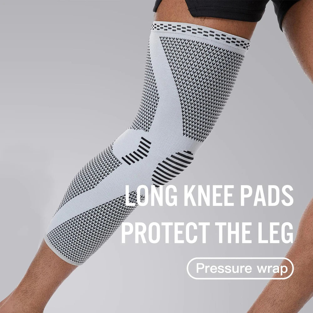 1pc Long Compression Leg Sleeves Full Leg Sleeves Full Compression Knee Sleeves Knee Braces Knee Support for Men Women Arthritis