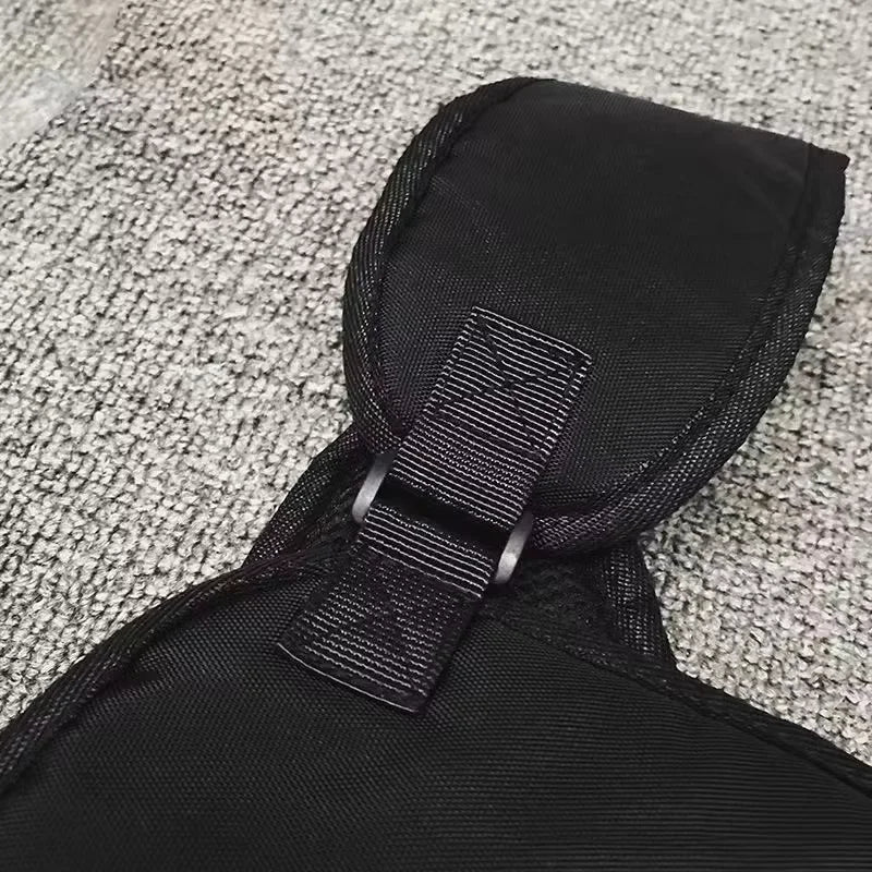 Tactical Chest Bag Outdoor Sports Vest Bag Adjustable Strap Utility Chest Pack Multi-Pocket Waist Fanny Pack for Cycling Hiking
