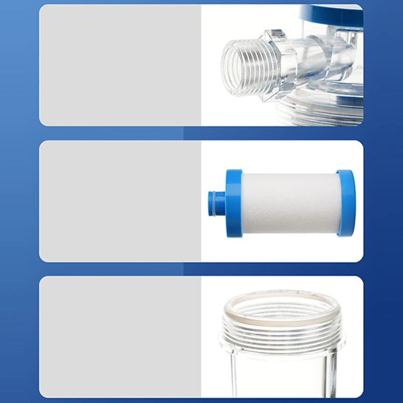 Purifier Output Universal Water Pipe Filter Pp Cotton Shower Bath Sprayer Strainer Faucet Filter Water Heater Kitchen Bathroom