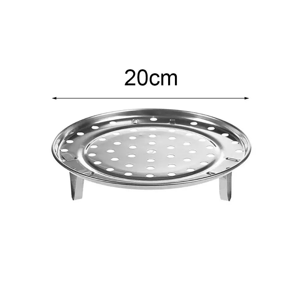 New 28/30/32/34cm Durable Dumplings Fish Steaming Tray Cooking Gadgets Thickened Steamer Stainless Steel Kitchen Wok