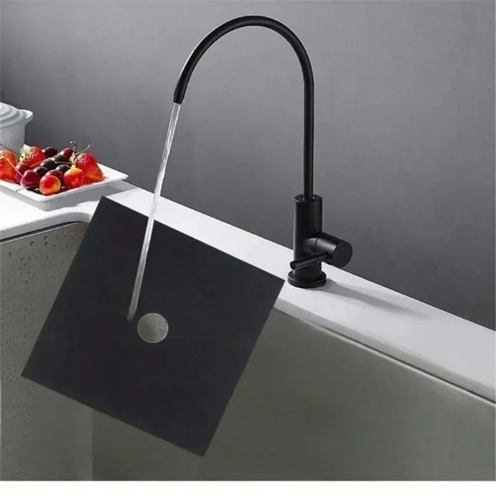 4pcs Washable Gas Stove Surface Protection 27cm Pad Oil And Dirt Resistant Kitchen Cleaning Accessories Household Cooker Tools