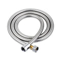 1.5/2M Stainless Steel Black/Silver Hose Extended Tube Bathroom Shower Water Pipe Drawer Bathroom Accessories Pipes