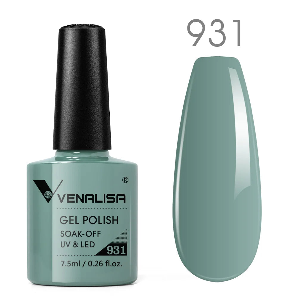 Venalisa TPO Free Earth Brown Autumn Color Collection Nail Gel Polish Soak Off UV LED Gel Varnish Gorgeous Gel Nail Manicure