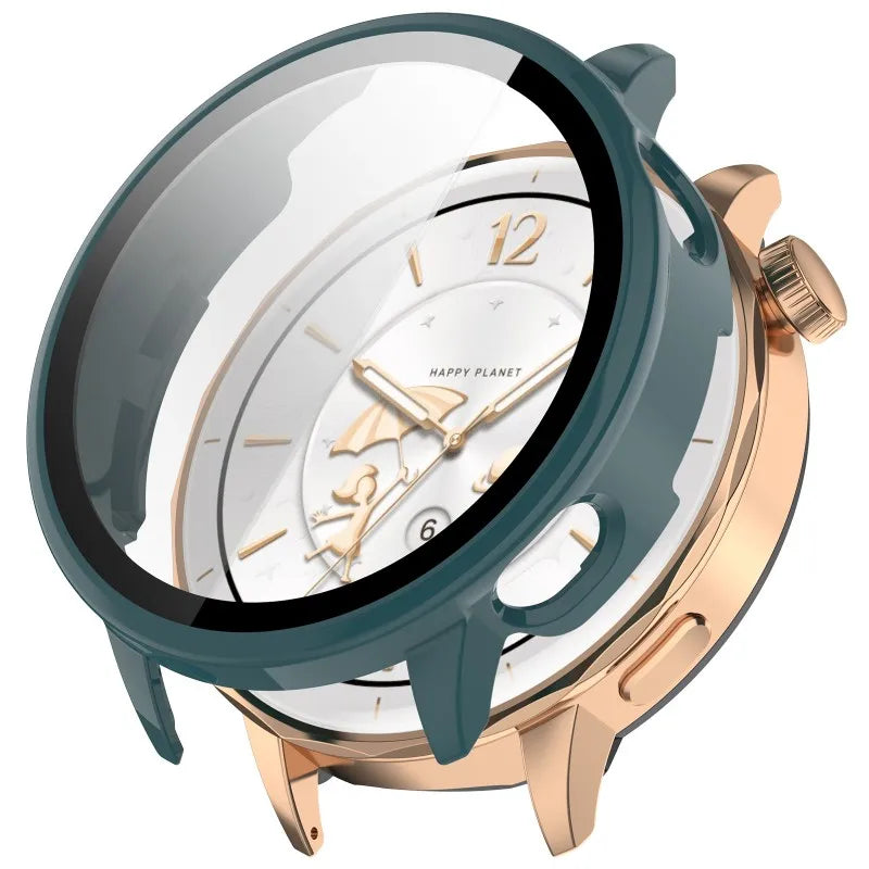 PC+Tempered Glass Case for Oneplus Watch 3 43MM Samrt Watch Bumper Protective Cover Protector for OPPO X2 Mini Shell Accessorie