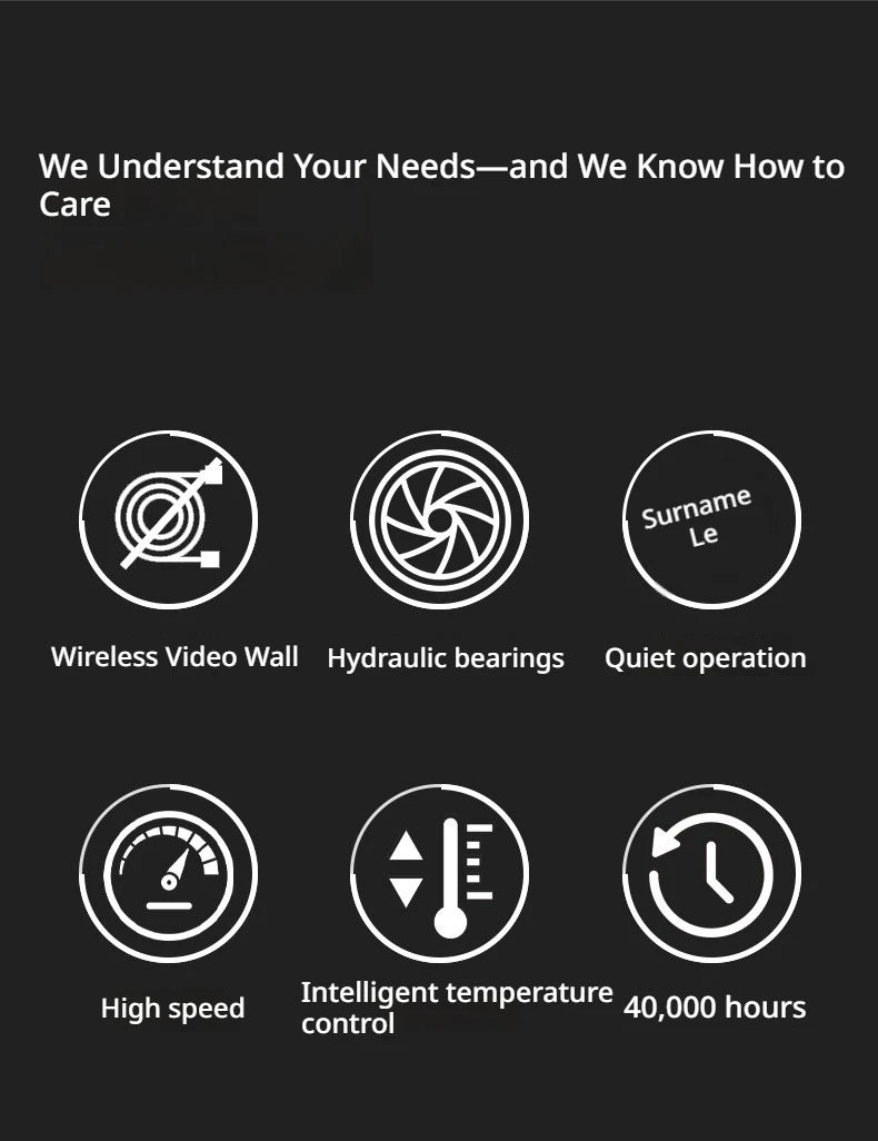 Veebyte XY 120/240/360 Building Block Wireless Splicing Fan 120mm PC Fan PWM Speed Control ARGB 12V Large Air Volume Chassis Fan