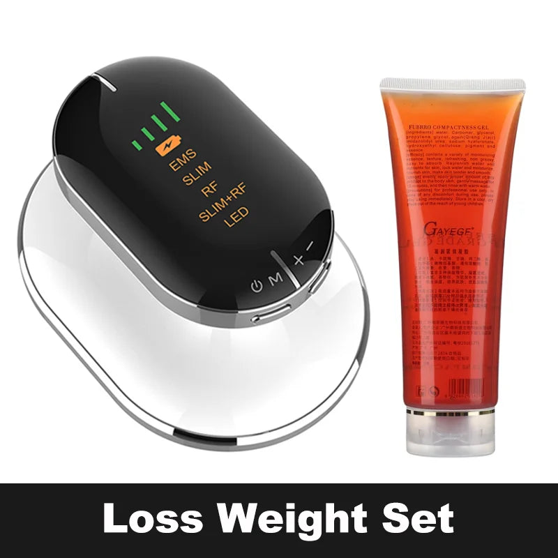 EMS Body Slimming Massager Fat Burner Weight Loss RF Radio Frequency Cellulite Massager LED Infrared Skin Lifting Remove Wrinkle