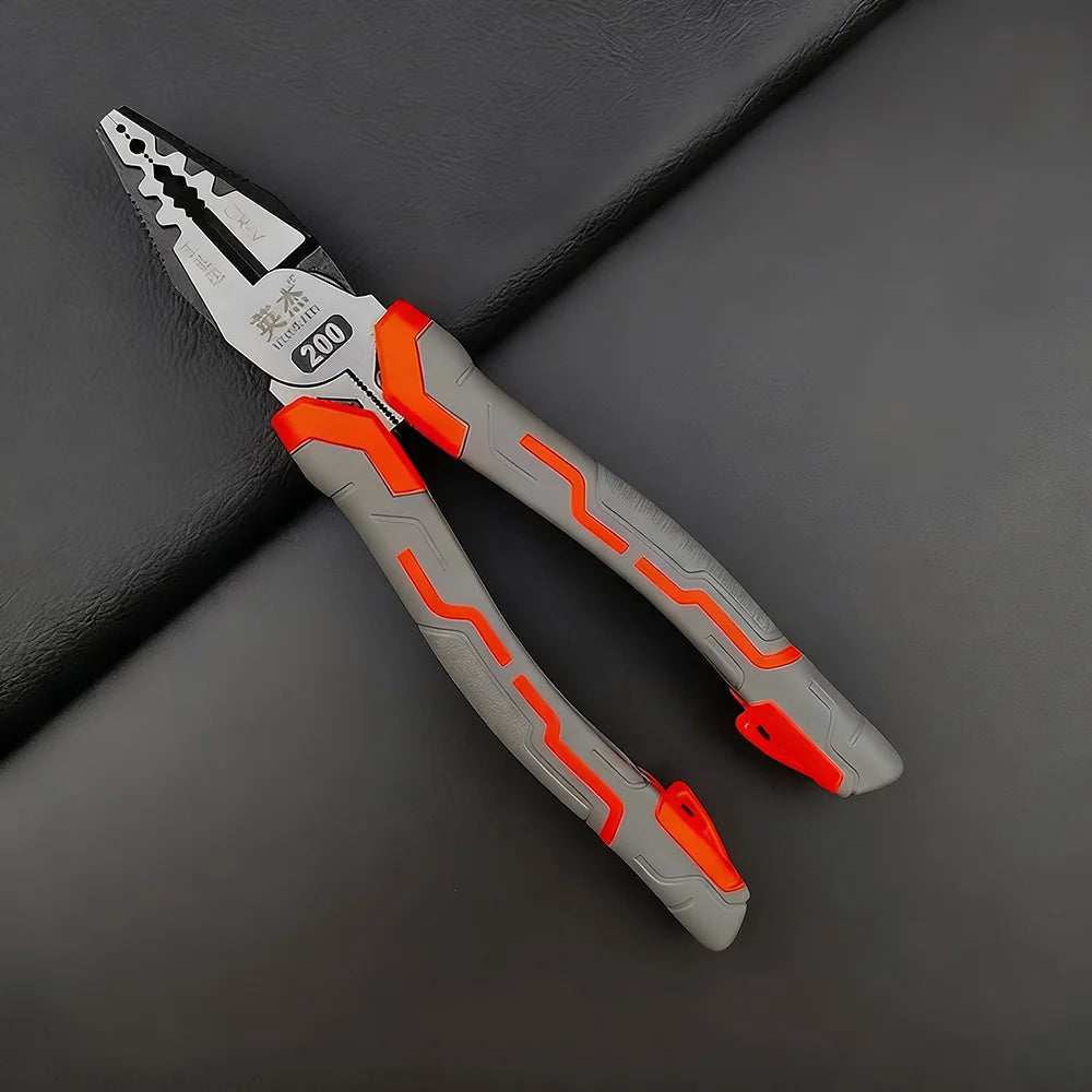 6/8-inch Wire Pliers Sharp Large Opening Diagonal Pliers Needle Nose Pliers for Cutting Twisting and Clamping MetalWires